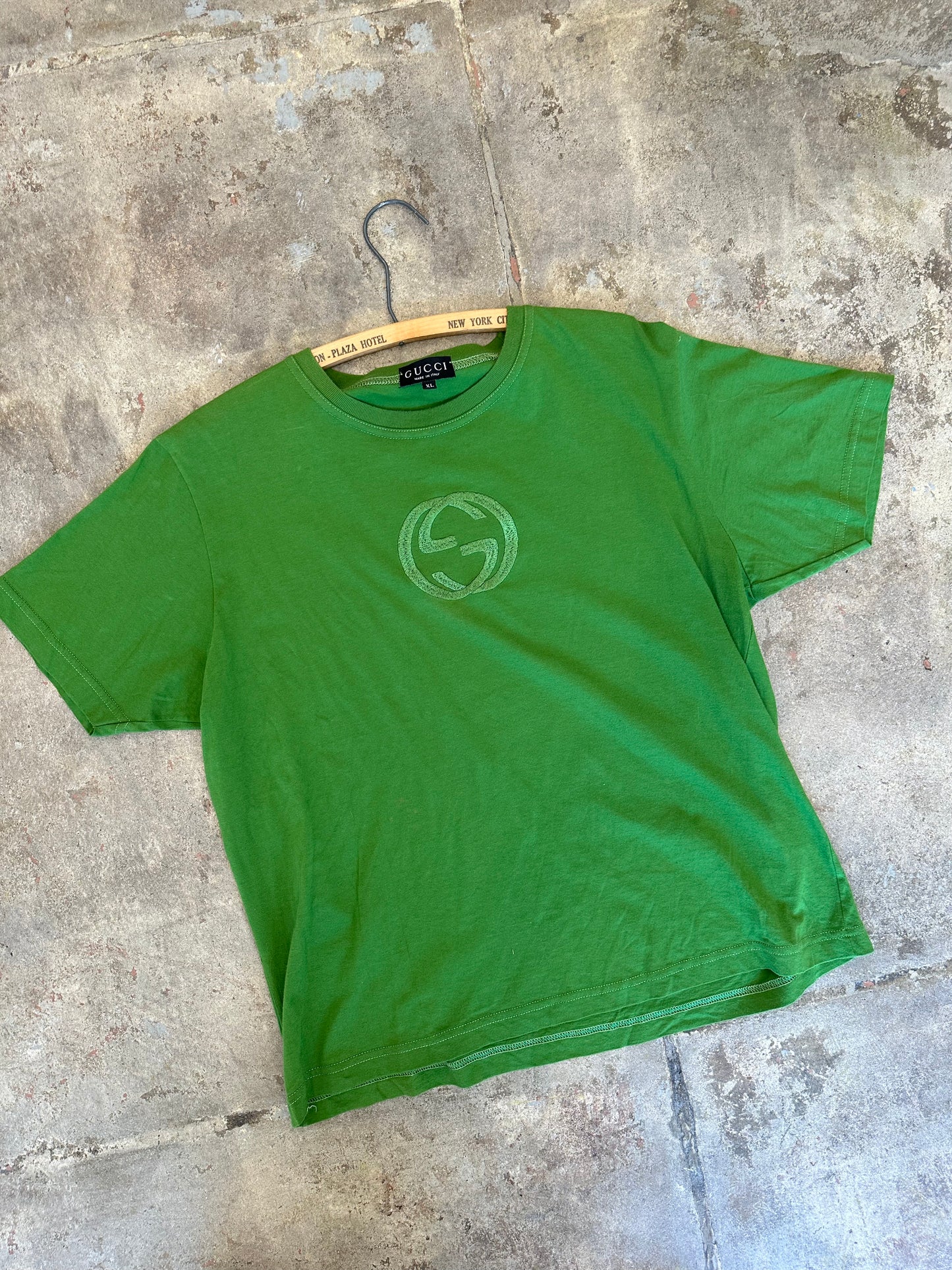 Bright Green Gucci T-Shirt Early 2000s - Unisex