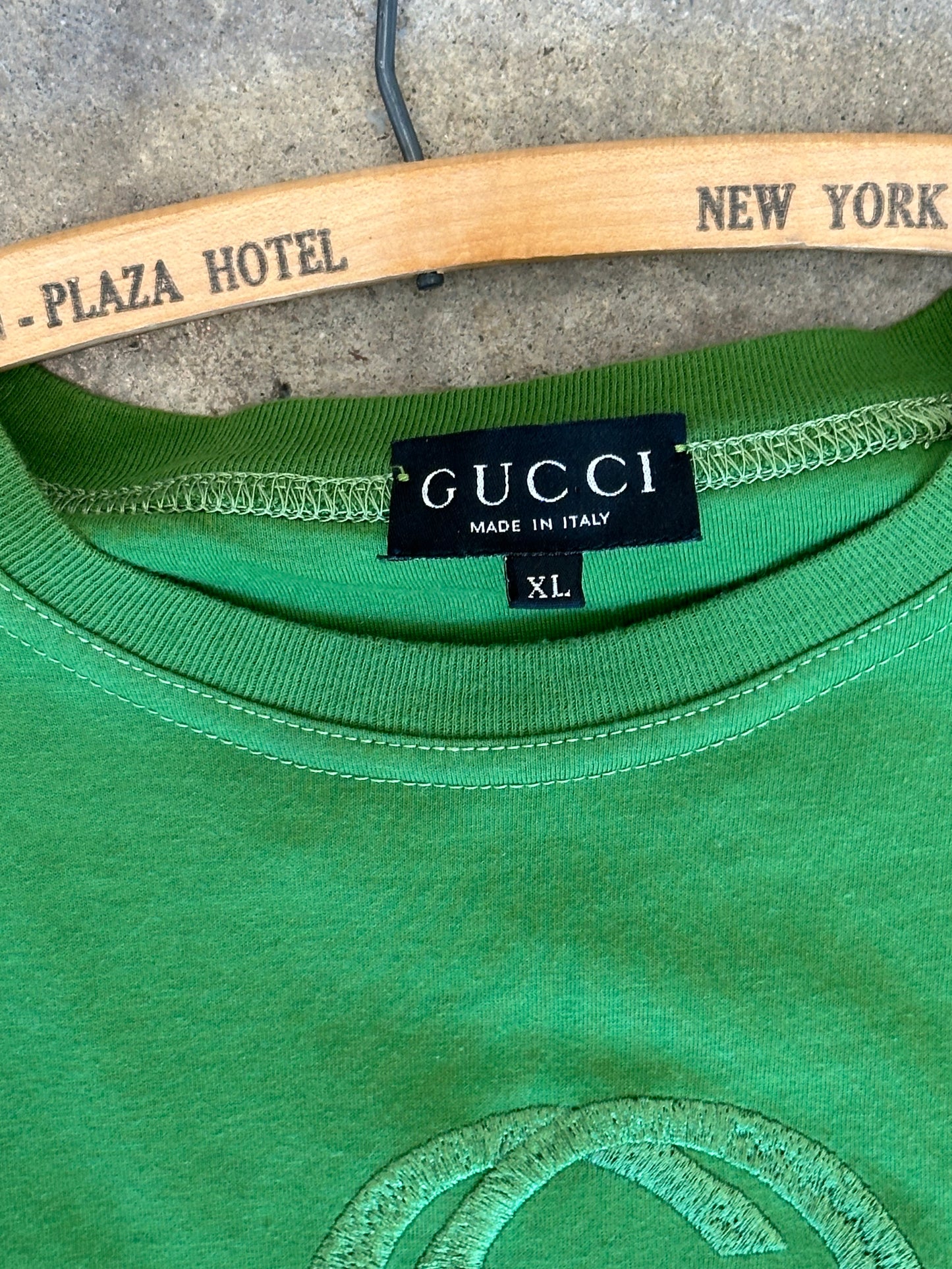 Bright Green Gucci T-Shirt Early 2000s - Unisex