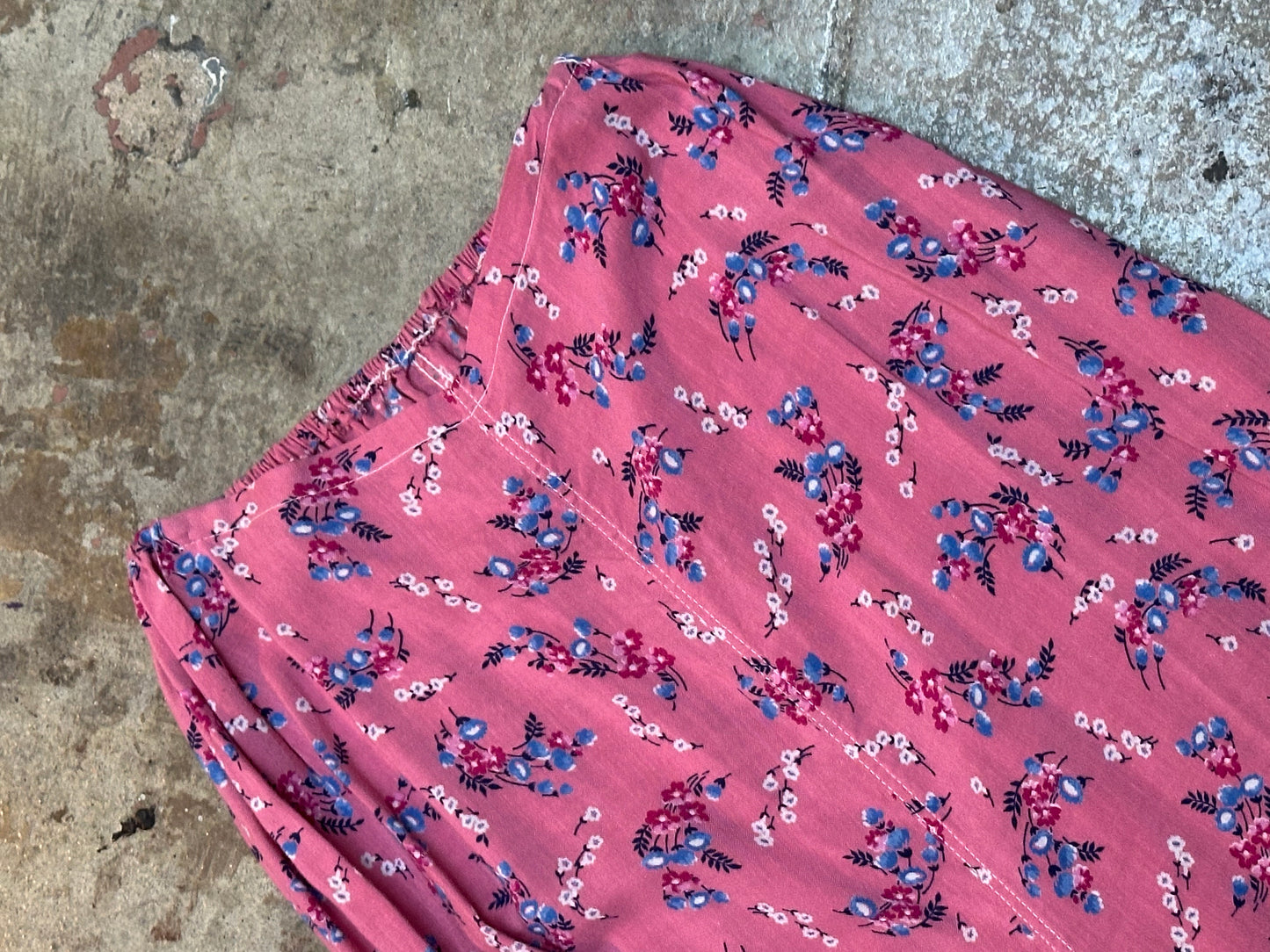 1930s Pink Floral Pajamas