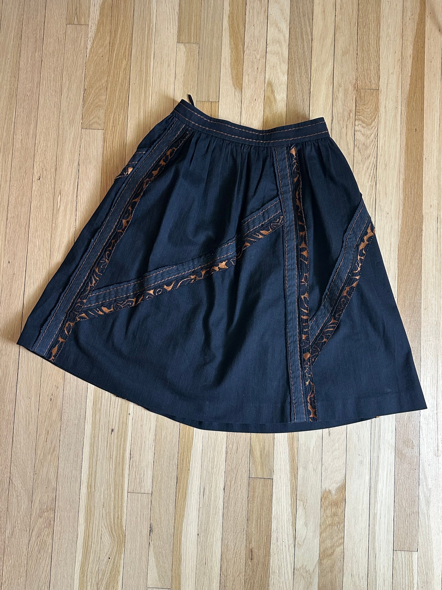 SOLD - Prada Vintage Cotton Denim Skirt