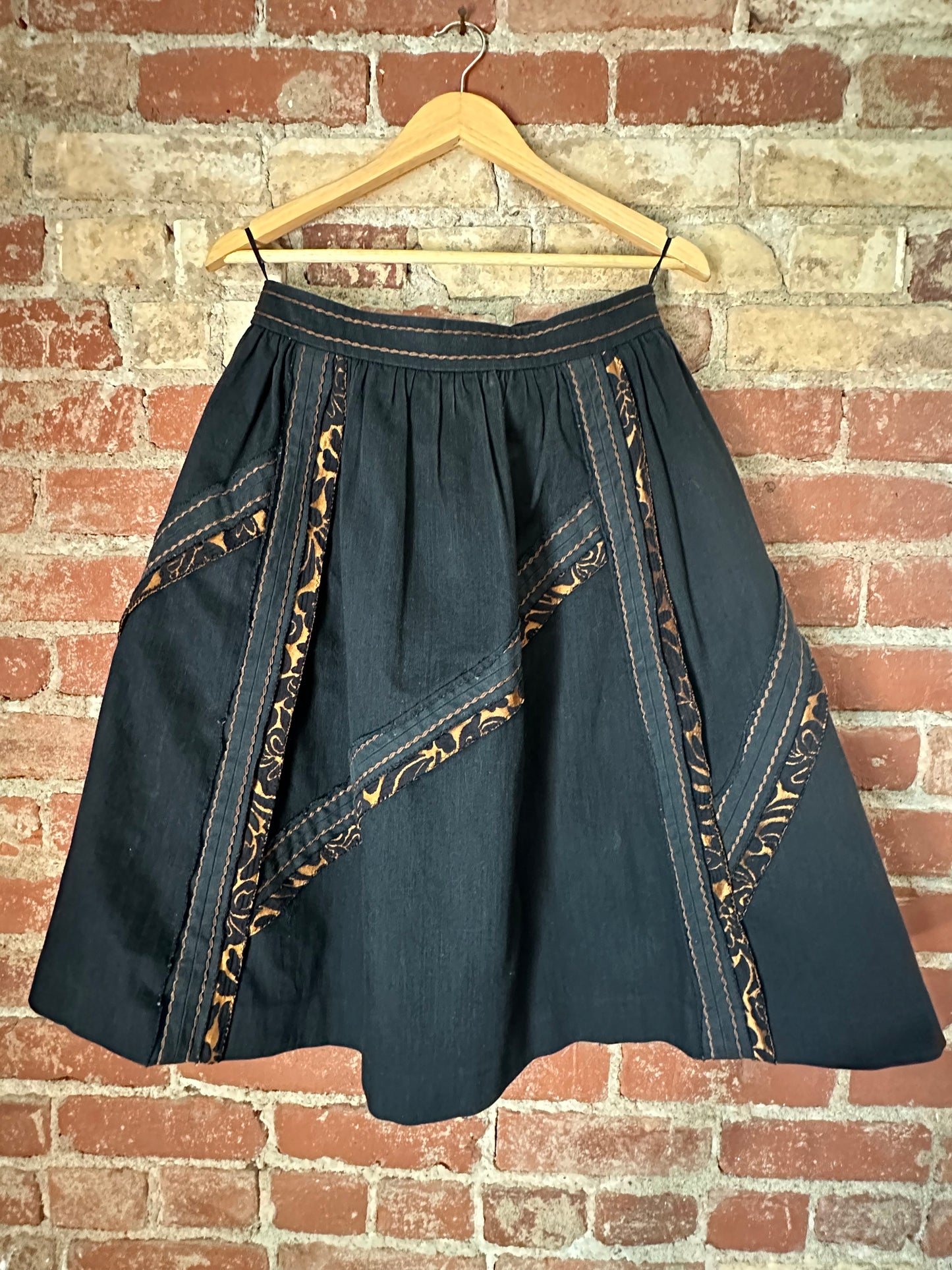 SOLD - Prada Vintage Cotton Denim Skirt