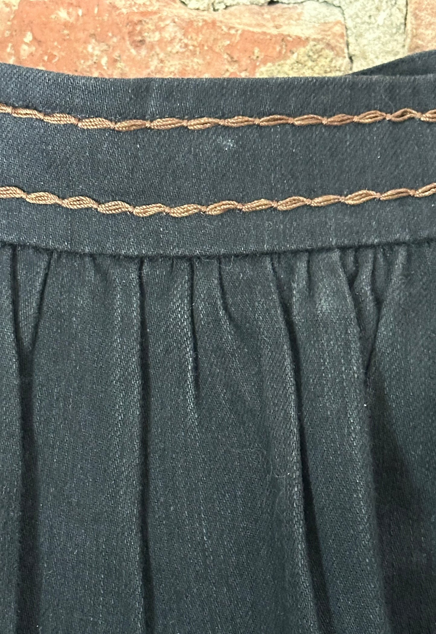 SOLD - Prada Vintage Cotton Denim Skirt