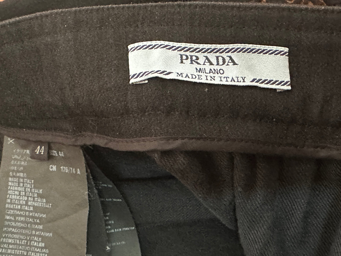 SOLD - Prada Vintage Cotton Denim Skirt