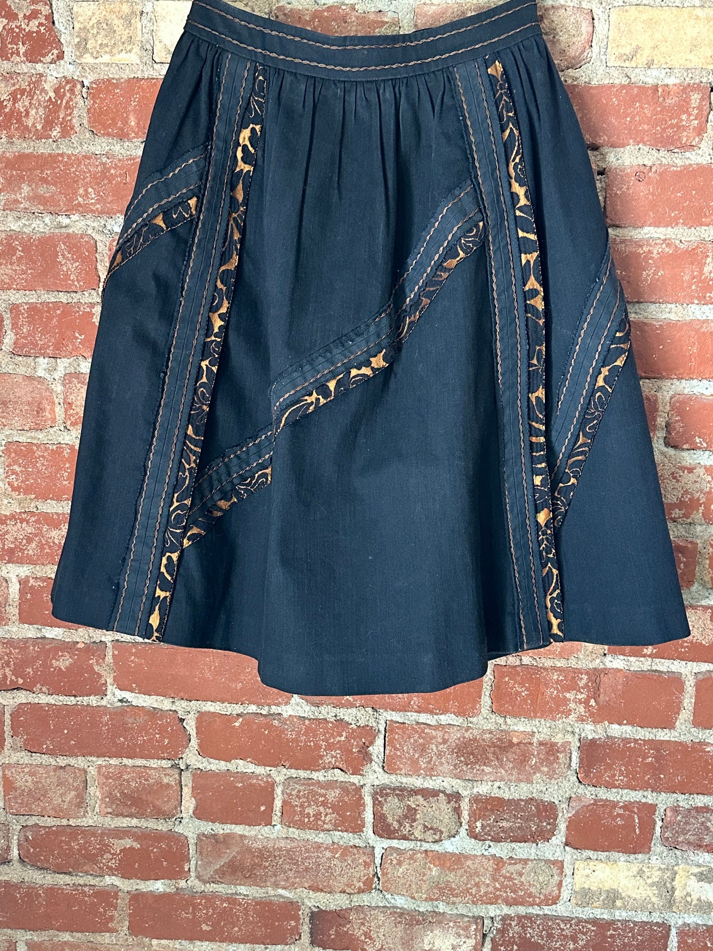 SOLD - Prada Vintage Cotton Denim Skirt