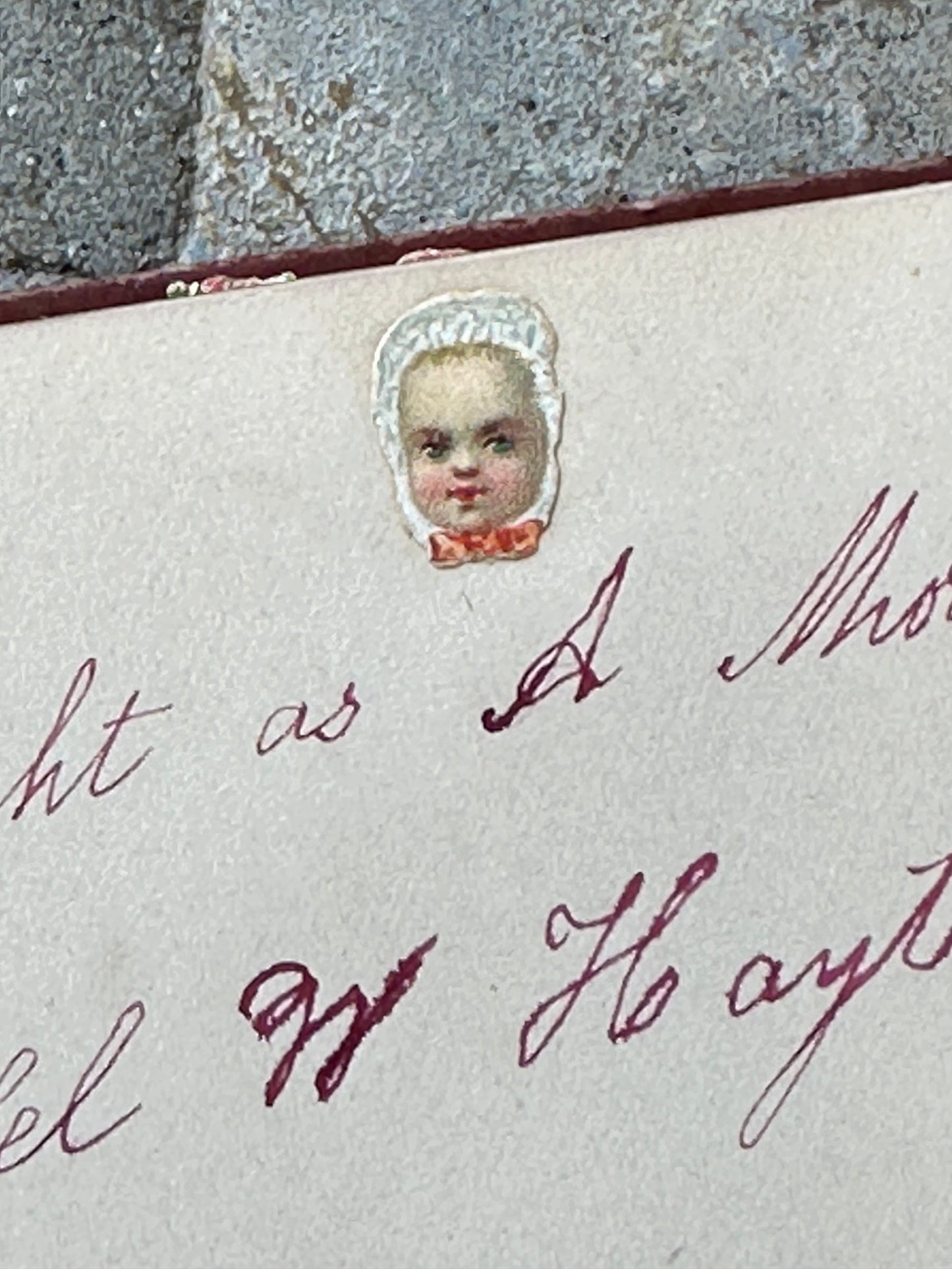 SOLD - Antique Autograph Album Late 1800s