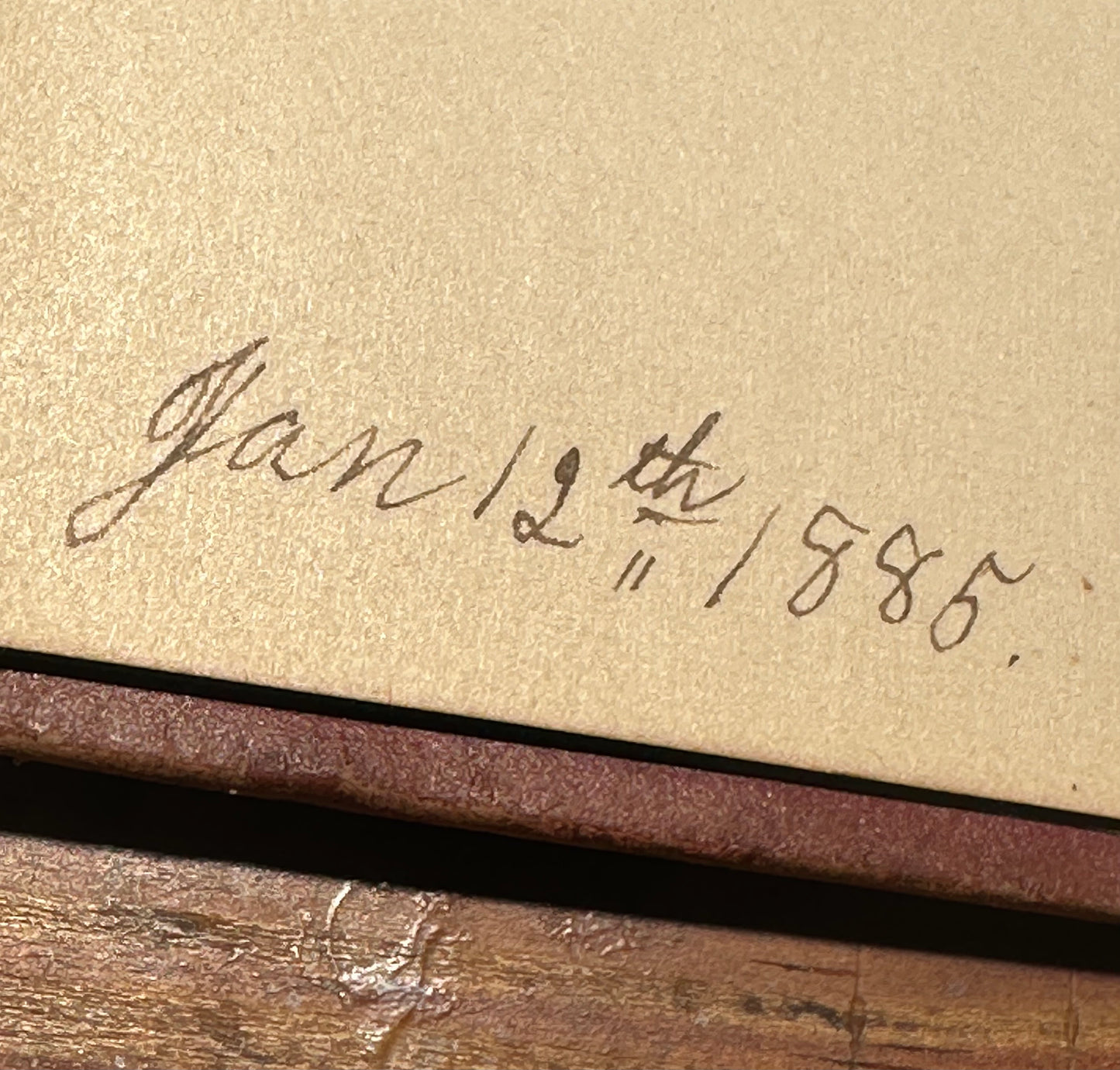 SOLD - Antique Autograph Album Late 1800s