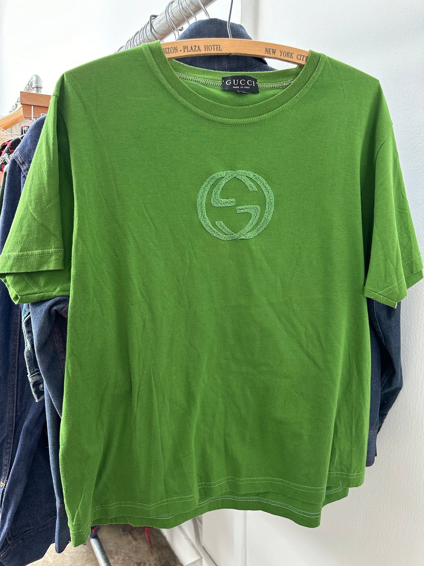 Bright Green Gucci T-Shirt Early 2000s - Unisex